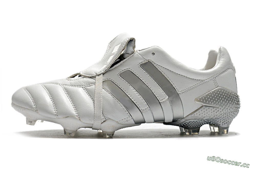 Men's Adidas Predator 20+ Mutator Mania Tormentor FG Firm Ground Low-Tops Football Boots - White/Silver 0