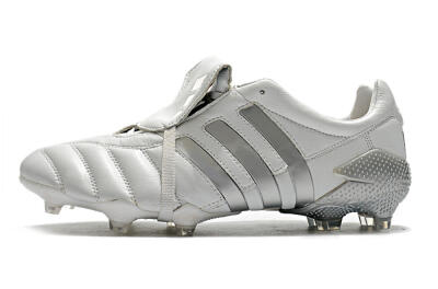 Men's Adidas Predator 20+ Mutator Mania Tormentor FG Firm Ground Low-Tops Football Boots - White/Silver