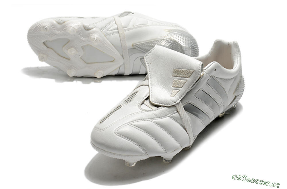 Men's Adidas Predator 20+ Mutator Mania Tormentor FG Firm Ground Low-Tops Football Boots - White/Silver 3