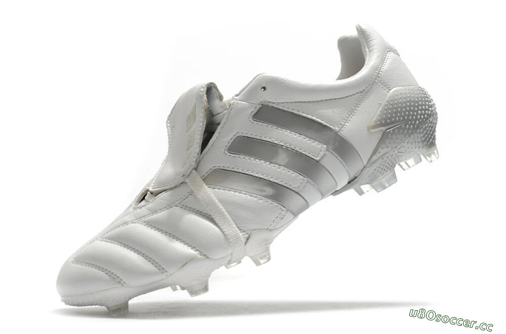 Men's Adidas Predator 20+ Mutator Mania Tormentor FG Firm Ground Low-Tops Football Boots - White/Silver 5