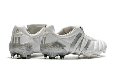 Men's Adidas Predator 20+ Mutator Mania Tormentor FG Firm Ground Low-Tops Football Boots - White/Silver