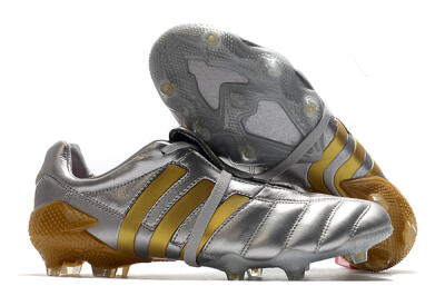 Men's Adidas Predator 20+ Mutator Mania Tormentor FG Firm Ground Low-Tops Football Boots - Silver/Gold