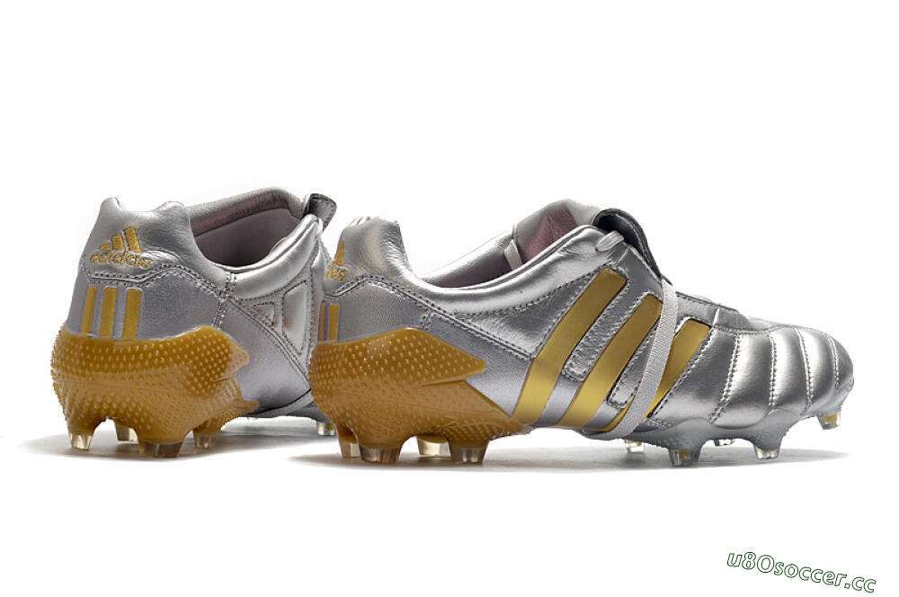 Men's Adidas Predator 20+ Mutator Mania Tormentor FG Firm Ground Low-Tops Football Boots - Silver/Gold 6