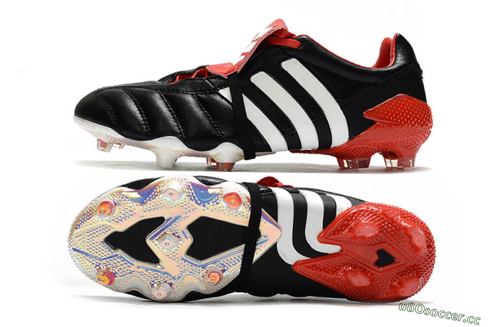 Men's Adidas Predator 20+ Mutator Mania Tormentor FG Firm Ground Low-Tops Football Boots - Black/White/Red 1