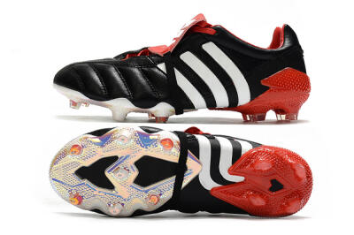 Men's Adidas Predator 20+ Mutator Mania Tormentor FG Firm Ground Low-Tops Football Boots - Black/White/Red