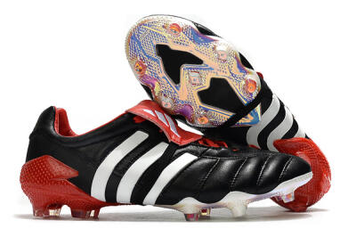 Men's Adidas Predator 20+ Mutator Mania Tormentor FG Firm Ground Low-Tops Football Boots - Black/White/Red