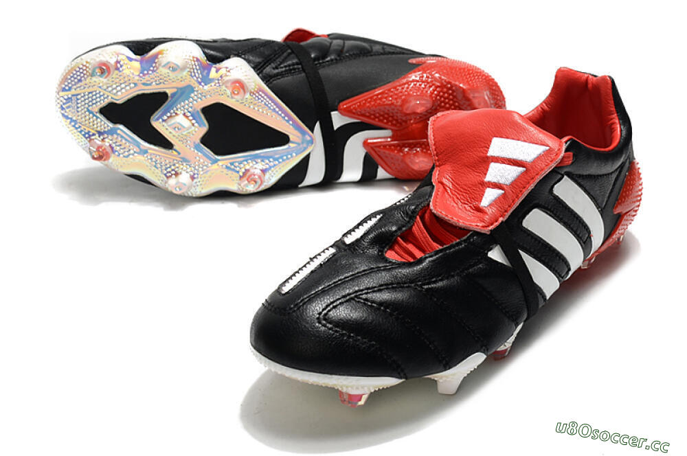 Men's Adidas Predator 20+ Mutator Mania Tormentor FG Firm Ground Low-Tops Football Boots - Black/White/Red 3