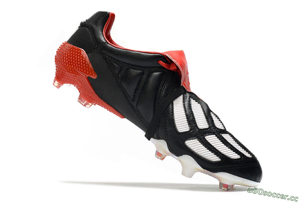 Men's Adidas Predator 20+ Mutator Mania Tormentor FG Firm Ground Low-Tops Football Boots - Black/White/Red 4