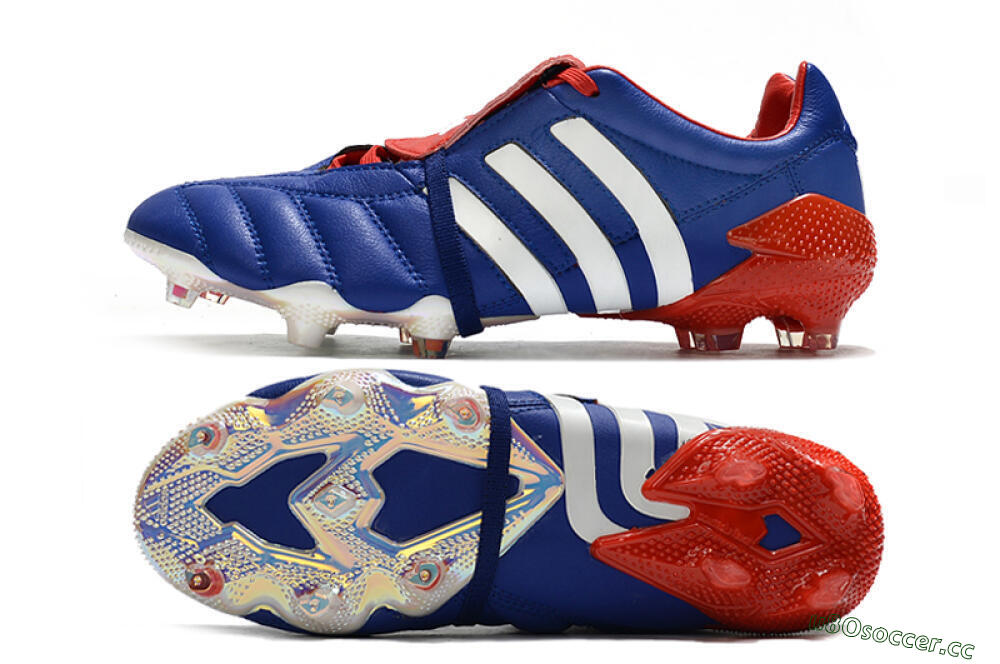 Men's Adidas Predator 20+ Mutator Mania Tormentor FG Firm Ground Low-Tops Football Boots - Blue/White/Red 1