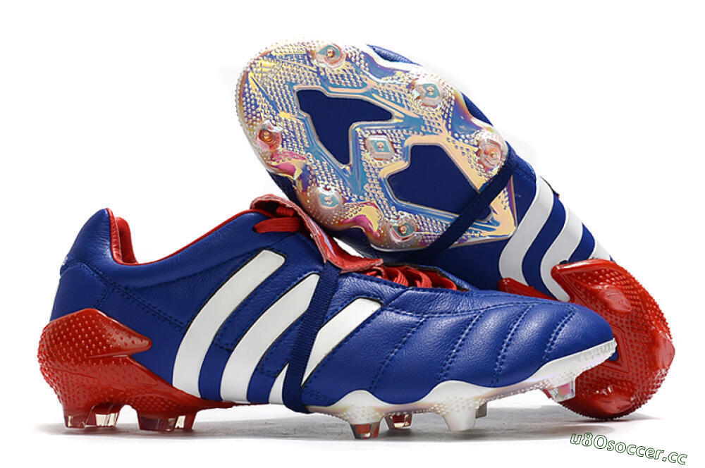 Men's Adidas Predator 20+ Mutator Mania Tormentor FG Firm Ground Low-Tops Football Boots - Blue/White/Red 2