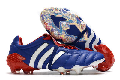 Men's Adidas Predator 20+ Mutator Mania Tormentor FG Firm Ground Low-Tops Football Boots - Blue/White/Red
