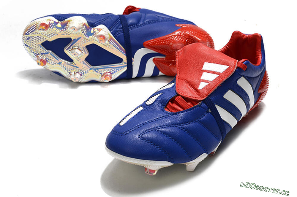 Men's Adidas Predator 20+ Mutator Mania Tormentor FG Firm Ground Low-Tops Football Boots - Blue/White/Red 3