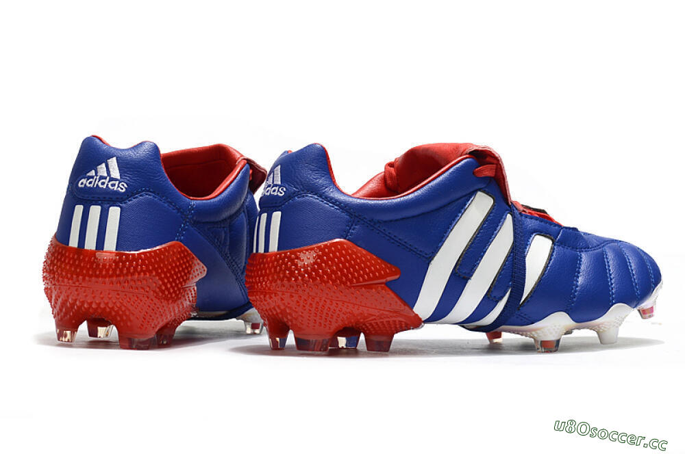 Men's Adidas Predator 20+ Mutator Mania Tormentor FG Firm Ground Low-Tops Football Boots - Blue/White/Red 6