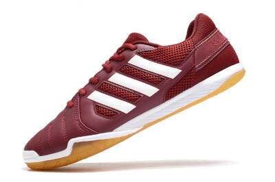 Men's Adidas Top Sala IC Indoor & Futsal Low-Tops Football Shoes - Red/White