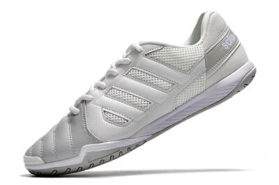 Men's Adidas Top Sala IC Indoor & Futsal Low-Tops Football Shoes - White/Grey