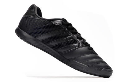 Men's Adidas Top Sala IC Indoor & Futsal Low-Tops Football Shoes - Black/Black