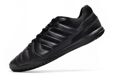 Men's Adidas Top Sala IC Indoor & Futsal Low-Tops Football Shoes - Black/Black