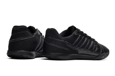 Men's Adidas Top Sala IC Indoor & Futsal Low-Tops Football Shoes - Black/Black