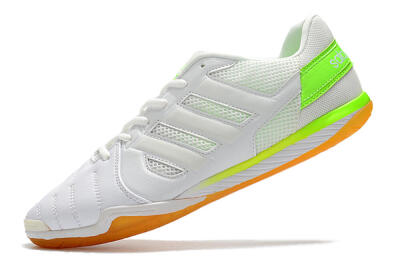 Men's Adidas Top Sala IC Indoor & Futsal Low-Tops Football Shoes - White/Yellow