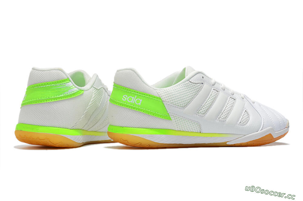 Men's Adidas Top Sala IC Indoor & Futsal Low-Tops Football Shoes - White/Yellow 6