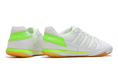 Men's Adidas Top Sala IC Indoor & Futsal Low-Tops Football Shoes - White/Yellow