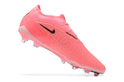 Men's Nike Phantom GX Elite FG Firm Ground Low-Tops Football Boots - Pink/Black/White