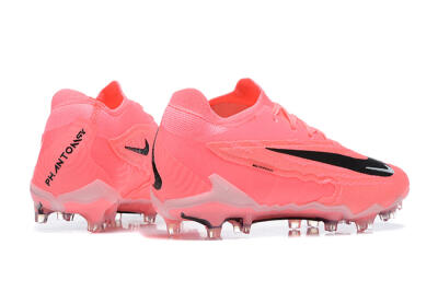Men's Nike Phantom GX Elite FG Firm Ground Low-Tops Football Boots - Pink/Black/White