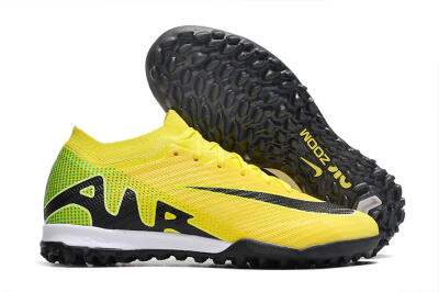 Unisex Nike Air Zoom Mercurial Vapor 15 Elite TF Artificial Turf Low-Tops Football Boots - Yellow/Black/White