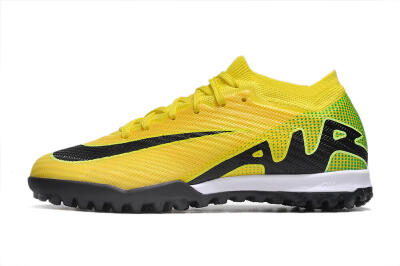 Unisex Nike Air Zoom Mercurial Vapor 15 Elite TF Artificial Turf Low-Tops Football Boots - Yellow/Black/White