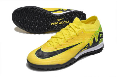Unisex Nike Air Zoom Mercurial Vapor 15 Elite TF Artificial Turf Low-Tops Football Boots - Yellow/Black/White