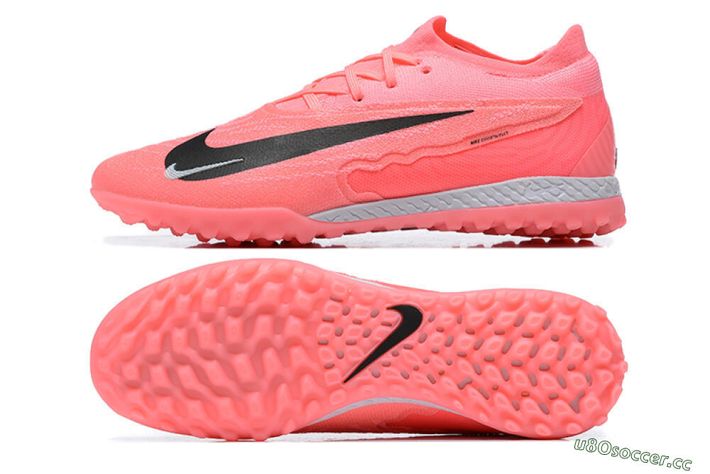 Men's Nike Phantom GX Elite TF Artificial Turf Low-Tops Football Shoes - Pink/Black/White 1