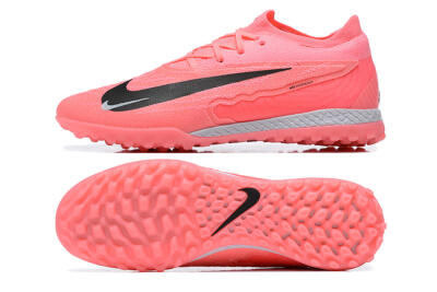 Men's Nike Phantom GX Elite TF Artificial Turf Low-Tops Football Shoes - Pink/Black/White