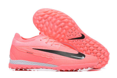 Men's Nike Phantom GX Elite TF Artificial Turf Low-Tops Football Shoes - Pink/Black/White