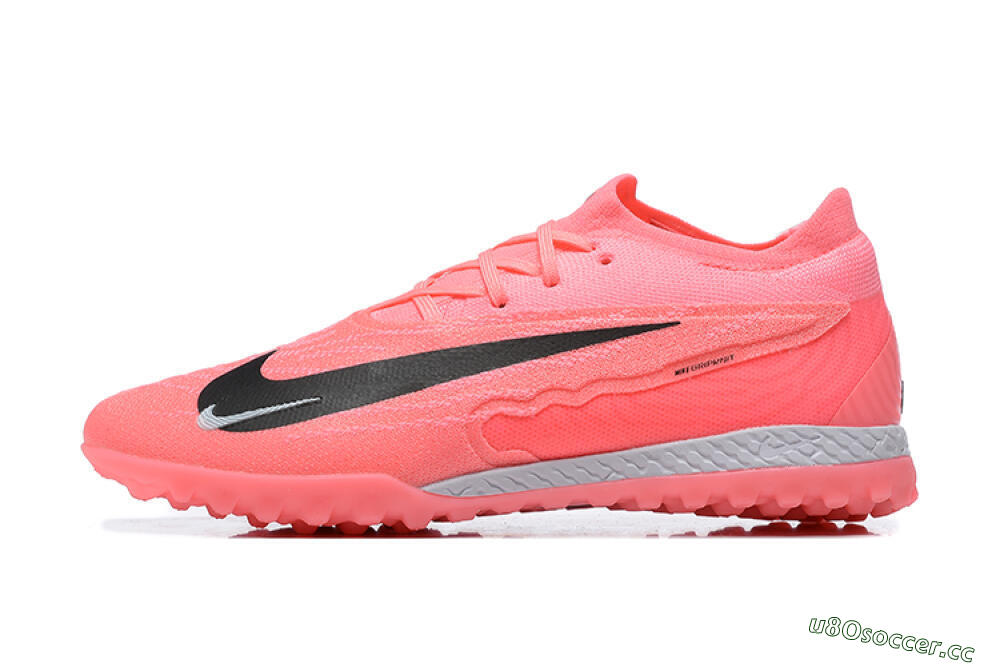 Men's Nike Phantom GX Elite TF Artificial Turf Low-Tops Football Shoes - Pink/Black/White 0
