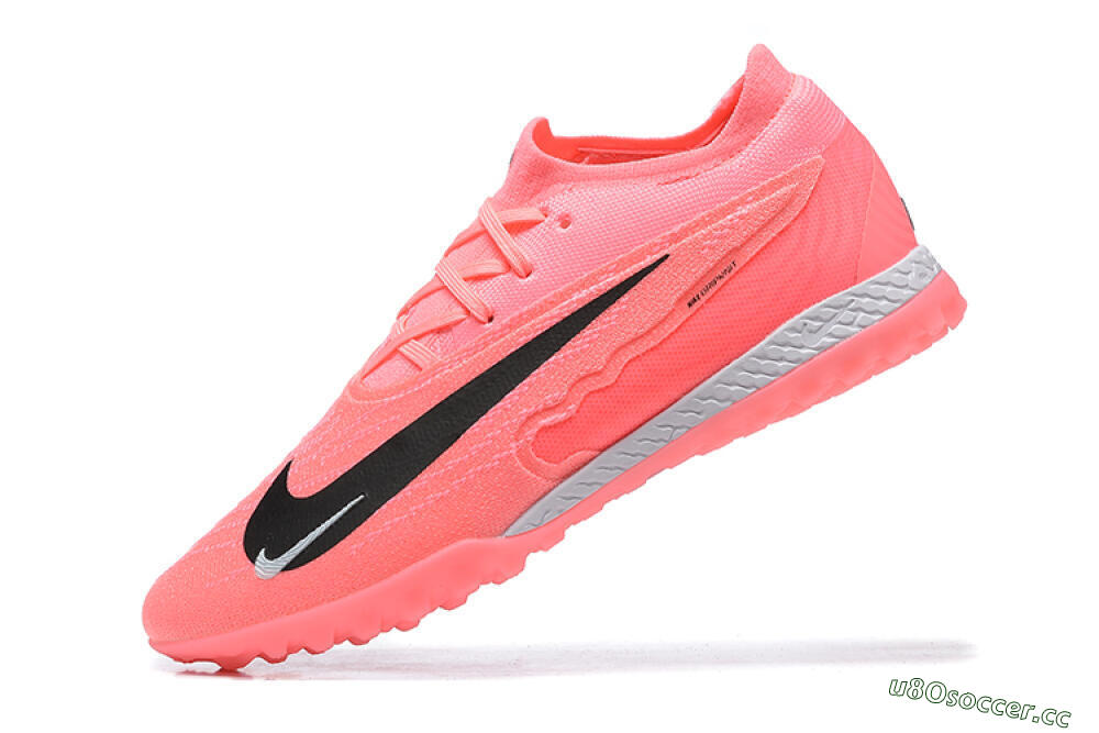 Men's Nike Phantom GX Elite TF Artificial Turf Low-Tops Football Shoes - Pink/Black/White 8