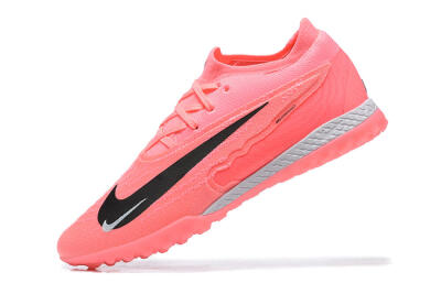 Men's Nike Phantom GX Elite TF Artificial Turf Low-Tops Football Shoes - Pink/Black/White