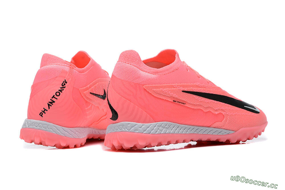 Men's Nike Phantom GX Elite TF Artificial Turf Low-Tops Football Shoes - Pink/Black/White 9