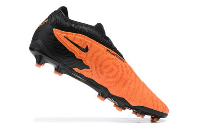 Men's Nike Phantom GX Elite FG Firm Ground Low-Tops Football Boots - Orange/Black/Gold