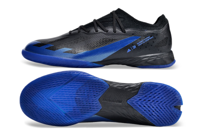 Men's Adidas X Crazyfast.1 IC Indoor & Futsal Low-Tops Football Shoes - Blue/Black
