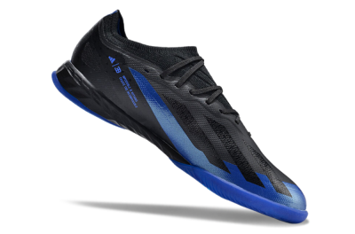 Men's Adidas X Crazyfast.1 IC Indoor & Futsal Low-Tops Football Shoes - Blue/Black