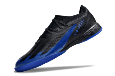 Men's Adidas X Crazyfast.1 IC Indoor & Futsal Low-Tops Football Shoes - Blue/Black