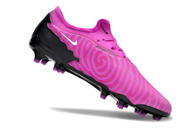 Men's Nike Phantom GX Academy FG Firm Ground Low-Tops Football Boots - Pink/Purple/Black