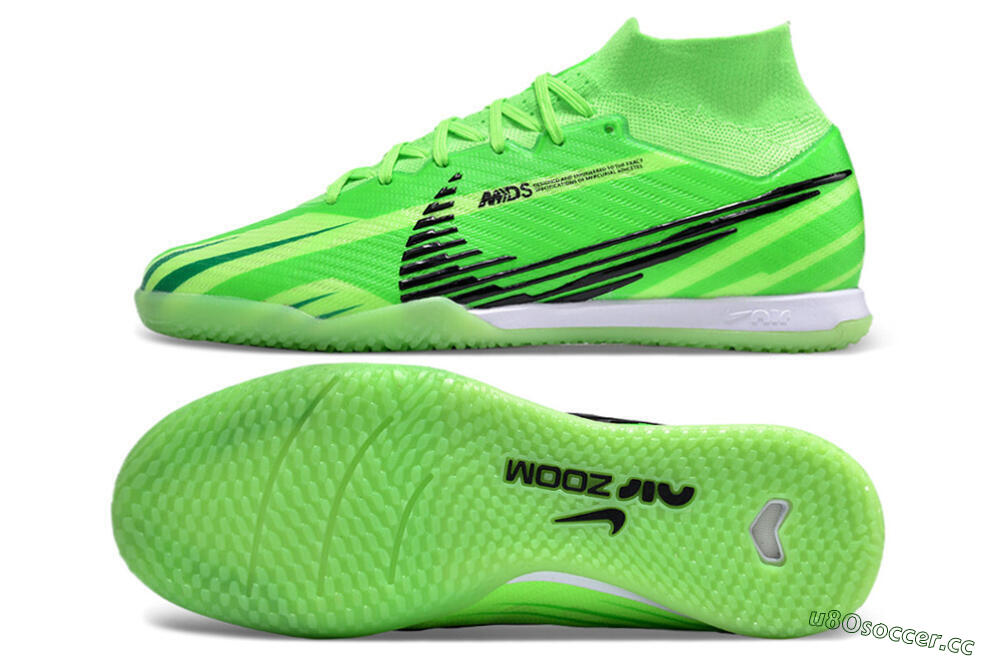 Men's Nike Air Zoom Mercurial Superfly 9 Elite Dream Speed 2024 IC Indoor & Futsal High-Tops Football Shoes - Yellow/Green/Black 1