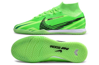 Men's Nike Air Zoom Mercurial Superfly 9 Elite Dream Speed 2024 IC Indoor & Futsal High-Tops Football Shoes - Yellow/Green/Black