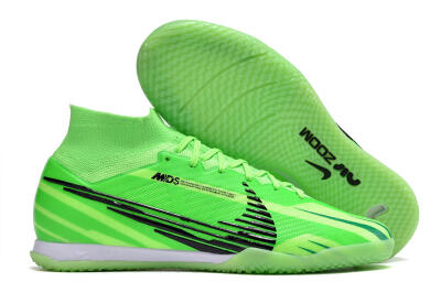 Men's Nike Air Zoom Mercurial Superfly 9 Elite Dream Speed 2024 IC Indoor & Futsal High-Tops Football Shoes - Yellow/Green/Black