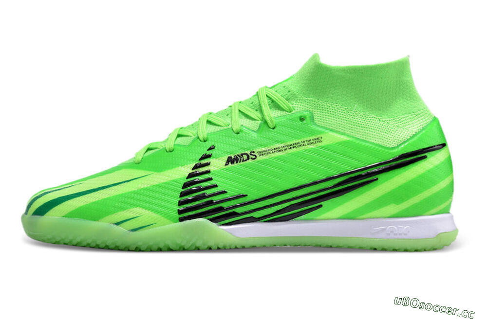 Men's Nike Air Zoom Mercurial Superfly 9 Elite Dream Speed 2024 IC Indoor & Futsal High-Tops Football Shoes - Yellow/Green/Black 0