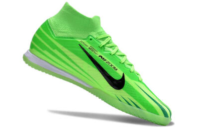 Men's Nike Air Zoom Mercurial Superfly 9 Elite Dream Speed 2024 IC Indoor & Futsal High-Tops Football Shoes - Yellow/Green/Black