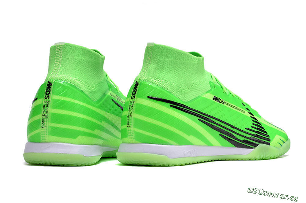 Men's Nike Air Zoom Mercurial Superfly 9 Elite Dream Speed 2024 IC Indoor & Futsal High-Tops Football Shoes - Yellow/Green/Black 6