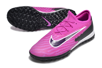 Men's Nike React Phantom GX Pro TF Artificial Turf Low-Tops Football Shoes - Pink/Purple/Black