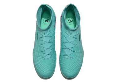 Unisex Nike Phantom Luna 2 Elite LV8 TF Artificial Turf High-Tops Football Shoes - Jade/Black/Purple
